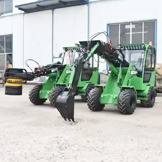 Mini Carregadora Compacta Verde